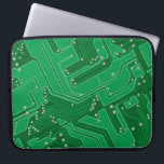 Geekness Computer Sleeve<br><div class="desc">Show off your inner geek with this circuit print laptop sleeve.</div>
