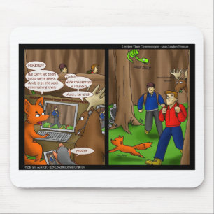 Geeks Are Wild Animals Funny Tees Cards & Gifts Mouse Pad