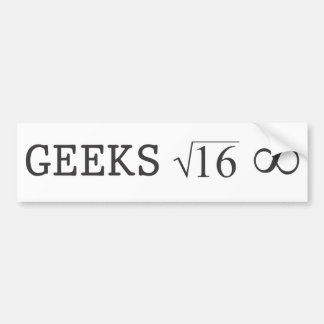 Geeks For Ever Bumper Sticker