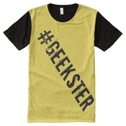 GEEKSTER Tee Shirt (Yellow)