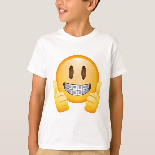 Geeky Braces Emoji T_Shirt