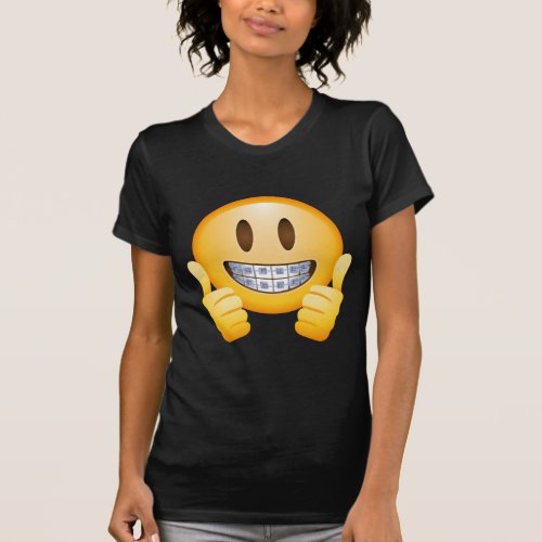 Geeky Braces Emoji T_Shirt
