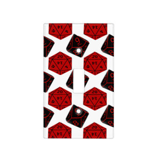Geeky Dice Light Switch Cover