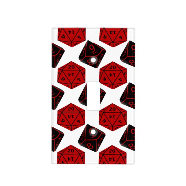 Geeky Dice Light Switch Cover (Front)