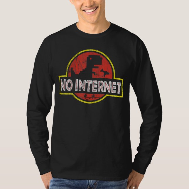 Geeky Dinosaur Pixel Nerdy Computer Programming Ge T-Shirt (Front)