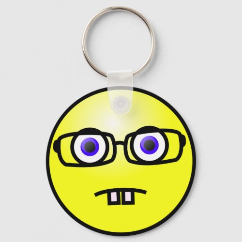 Geeky Face Keychain