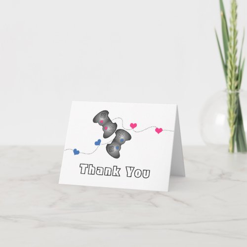 Geeky Gamer Thank You Card