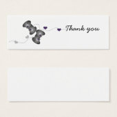 Geeky Gamer Thank You Mini Cards (Silver/Purple) (Front & Back)