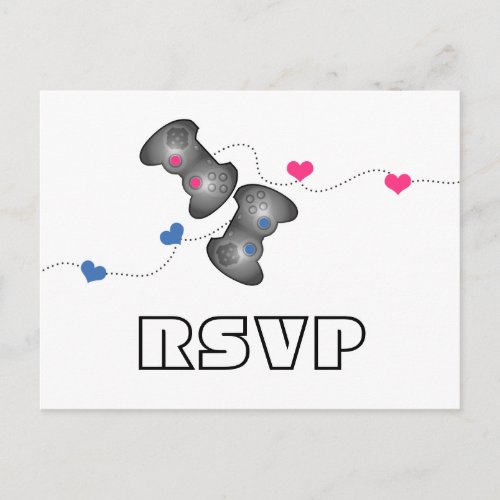 Geeky Gamers RSVP Postcard