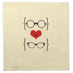 Geeky Glasses Napkin Set