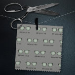 Geeky Glasses / Nerd Spectacles own text any color Fabric