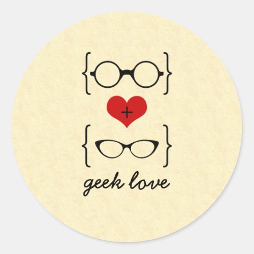 Geeky Glasses Stickers