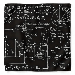 Geeky Math Mathematics Bandana