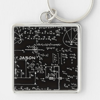 Geeky Math Mathematics Personalized Keychain