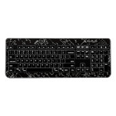 Geeky Math Mathematics Wireless Keyboard (Front)