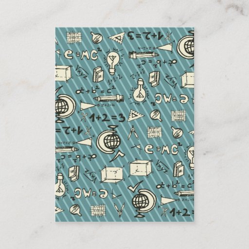 Customizable Geeky on Blue Business Card