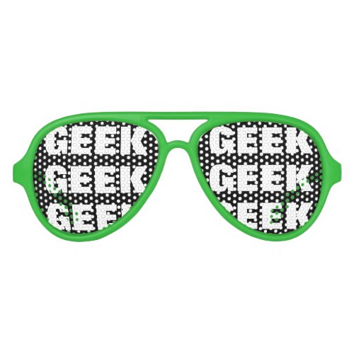Geeky party shades  Funny sunglasses for nerds