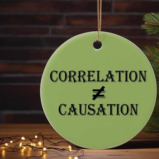 Geeky Scientist Ceramic Ornament (Creator Uploaded)