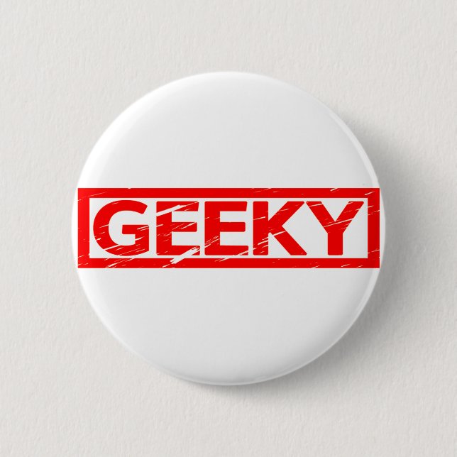 Geeky Stamp Button (Front)