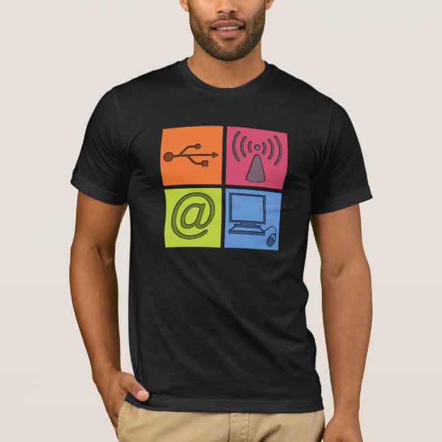 Geeky Symbols T-Shirt (Front)