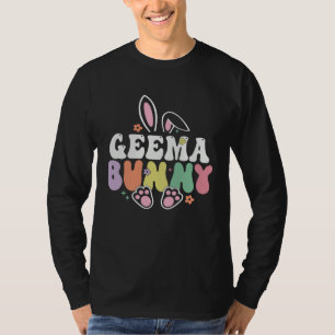 Geema Bunny Women Easter Day Rabbit Grandma Family T-Shirt