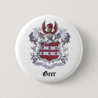 Geer Family Crest Pinback Button