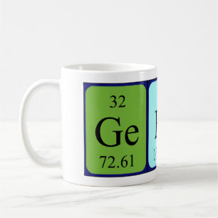 Geert periodic table name mug