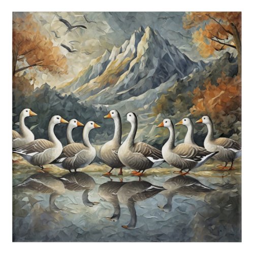 Geese Acrylic Print