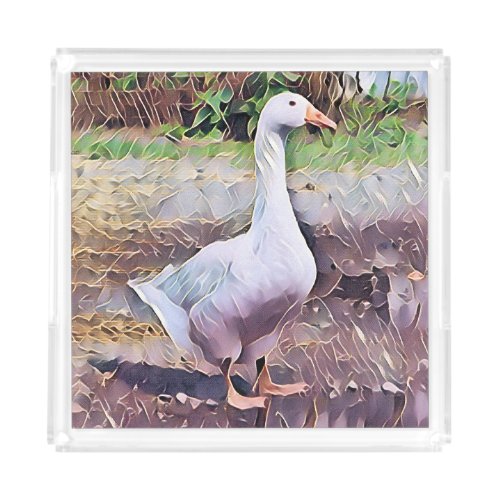 GEESE  ACRYLIC TRAY