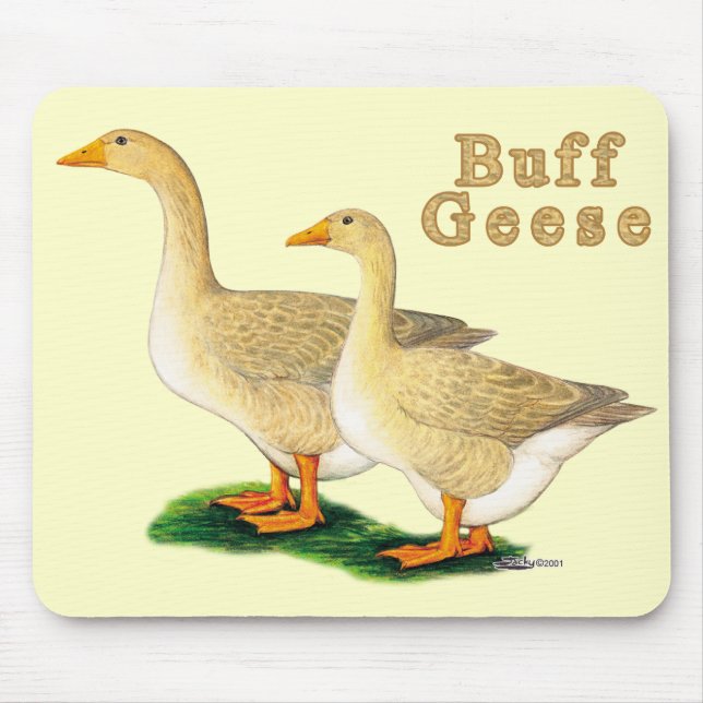 Geese:  American Buffs Mouse Pad (Front)