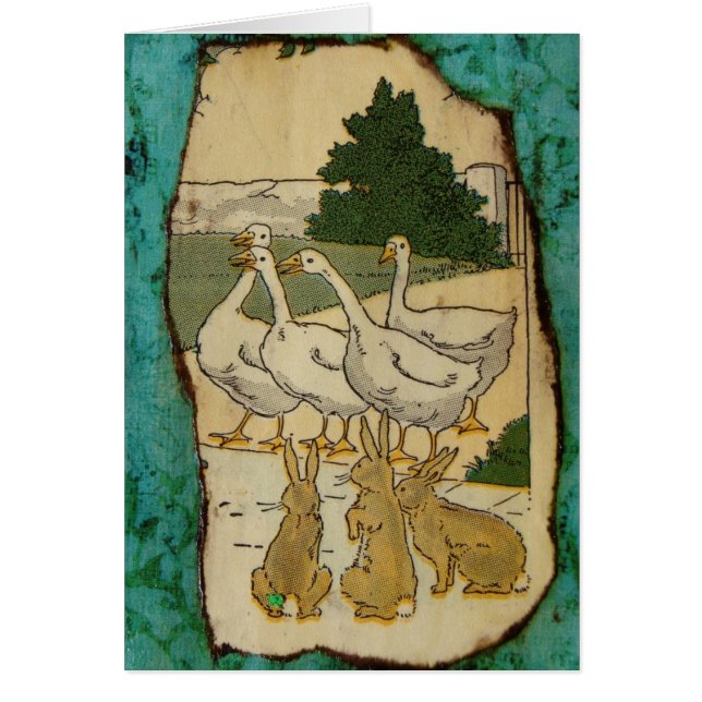 Geese and Rabbits Cards (Front)