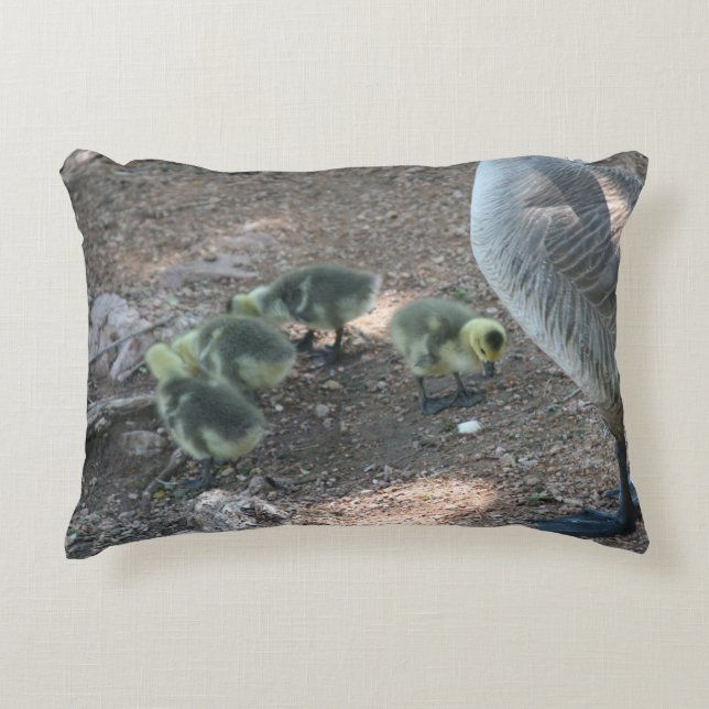 Geese Family Accent Pillow (Front)