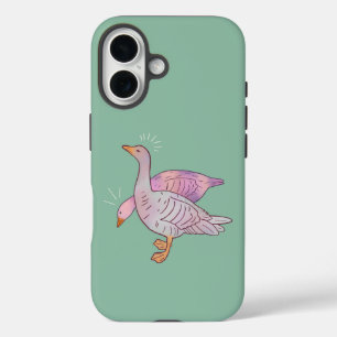 Geese Girls Whimsical Folk Art Goose Duo iPhone 16 Case