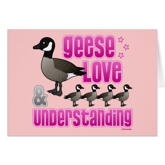 Geese, Love & Understanding Cards (Front Horizontal)
