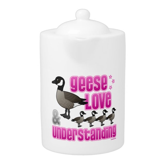 Geese, Love & Understanding Teapot (Front)