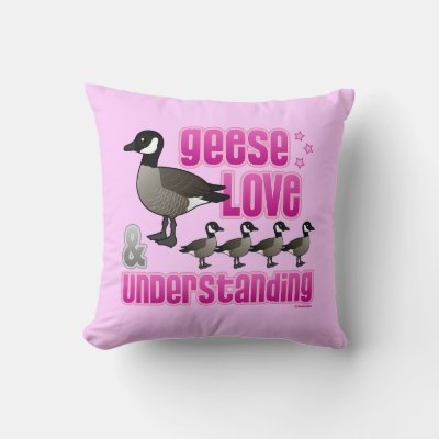 Geese, Love &amp; Understanding Throw Pillow