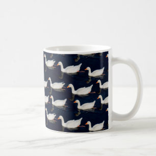 Geese pattern coffee mug