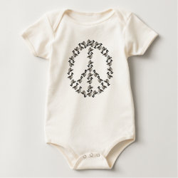 Geese Symbol with Canada Goose Infant Organic Creeper