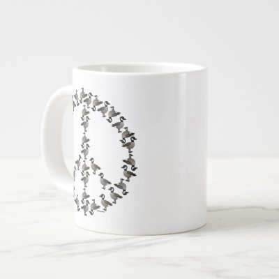 Geese Symbol Large Coffee Mug