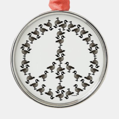 Geese Symbol Metal Ornament