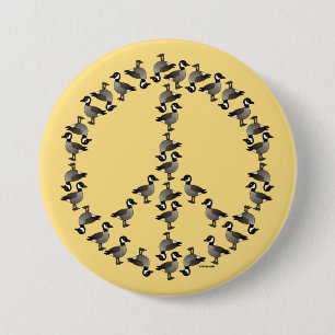 Geese Symbol Pinback Button