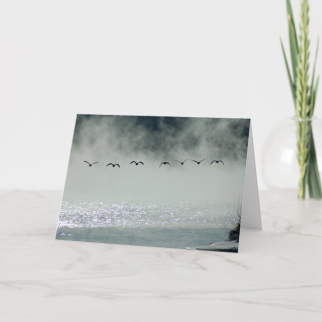 Geese Take Flight Card (Front)