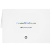 Geeting Card (Back Horizontal)