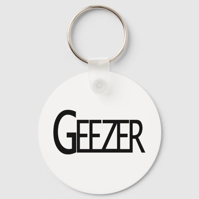 Geezer Keychain (Front)