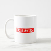 Geezer Stamp Coffee Mug (Left)