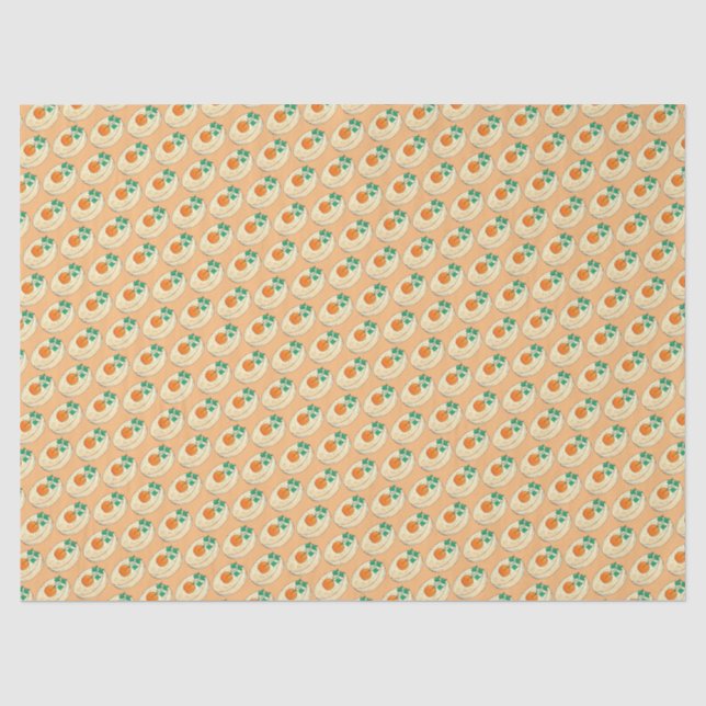 Gefilte Fish Jewish Holidays Shabbat Passover Food Tissue Paper (Front)