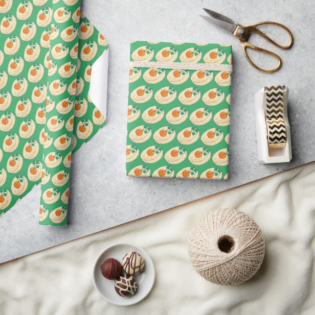 Gefilte Fish Jewish Holidays Shabbat Passover Food Wrapping Paper (Crafts)