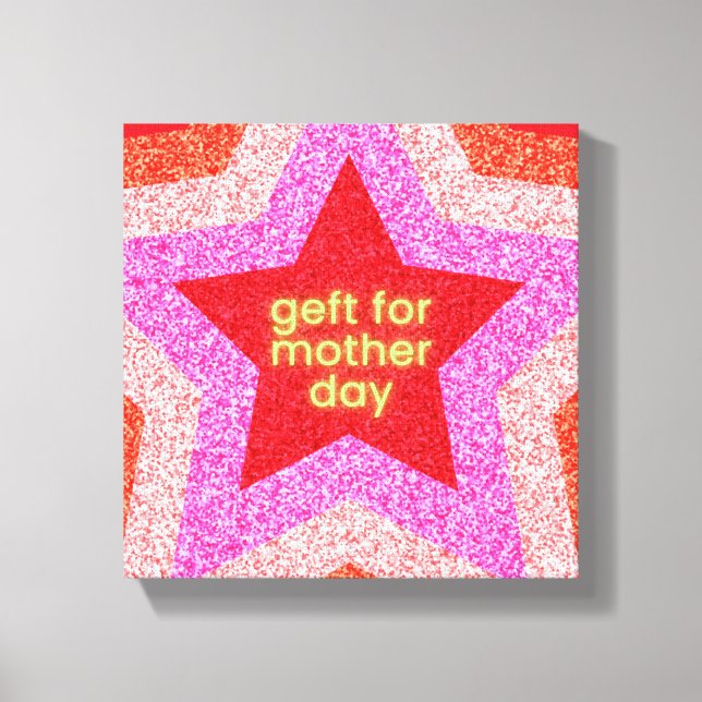Geft wall  art for mother day  canvas print (Front)