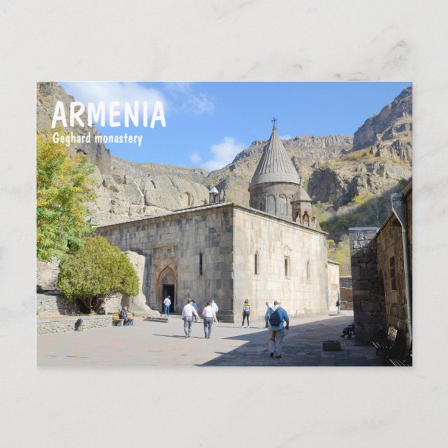 Geghard monastery in Armenia Postcard (Front)