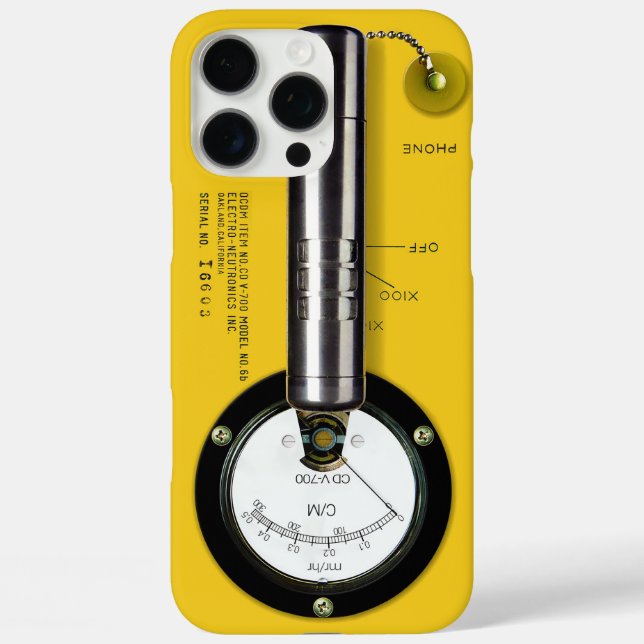 Geiger Counter CD V-700 Case-Mate iPhone Case (Back)